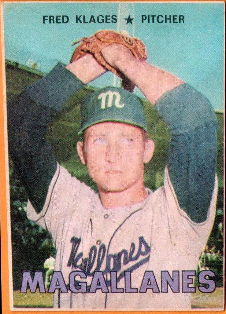 Fred Klages #31 Baseball Cards 1967 Venezuela Topps