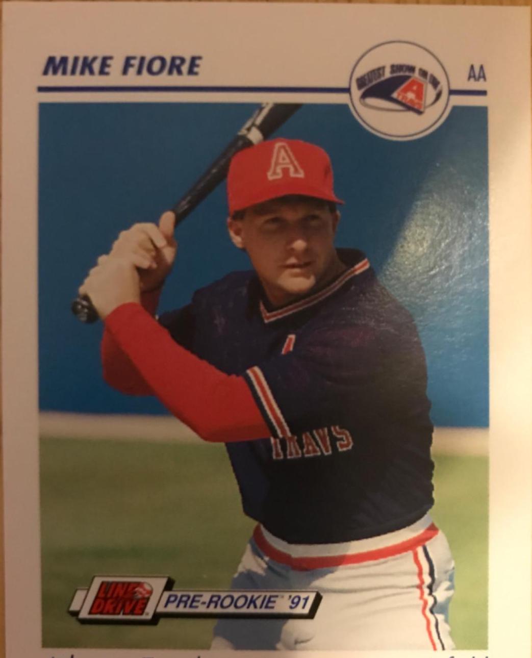 Mike Fiore #34 Baseball Cards 1991 Impel Line Drive Pre Rookie AA