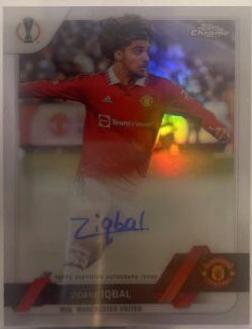 Zidane Iqbal #A-ZI Soccer Cards 2022 Topps UEFA Club Competitions Autographs