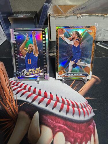 Jalen Brunson #FS-16 Basketball Cards 2023 Topps Chrome Film Study