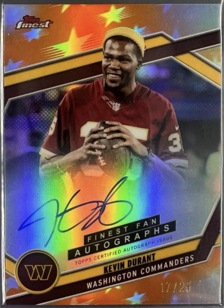 Kevin Durant #FAN-KD Prices | 2025 Topps Finest Fans Autograph