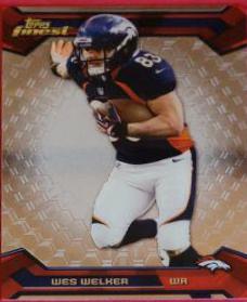 Wes Welker #6 Football Cards 2013 Topps Finest