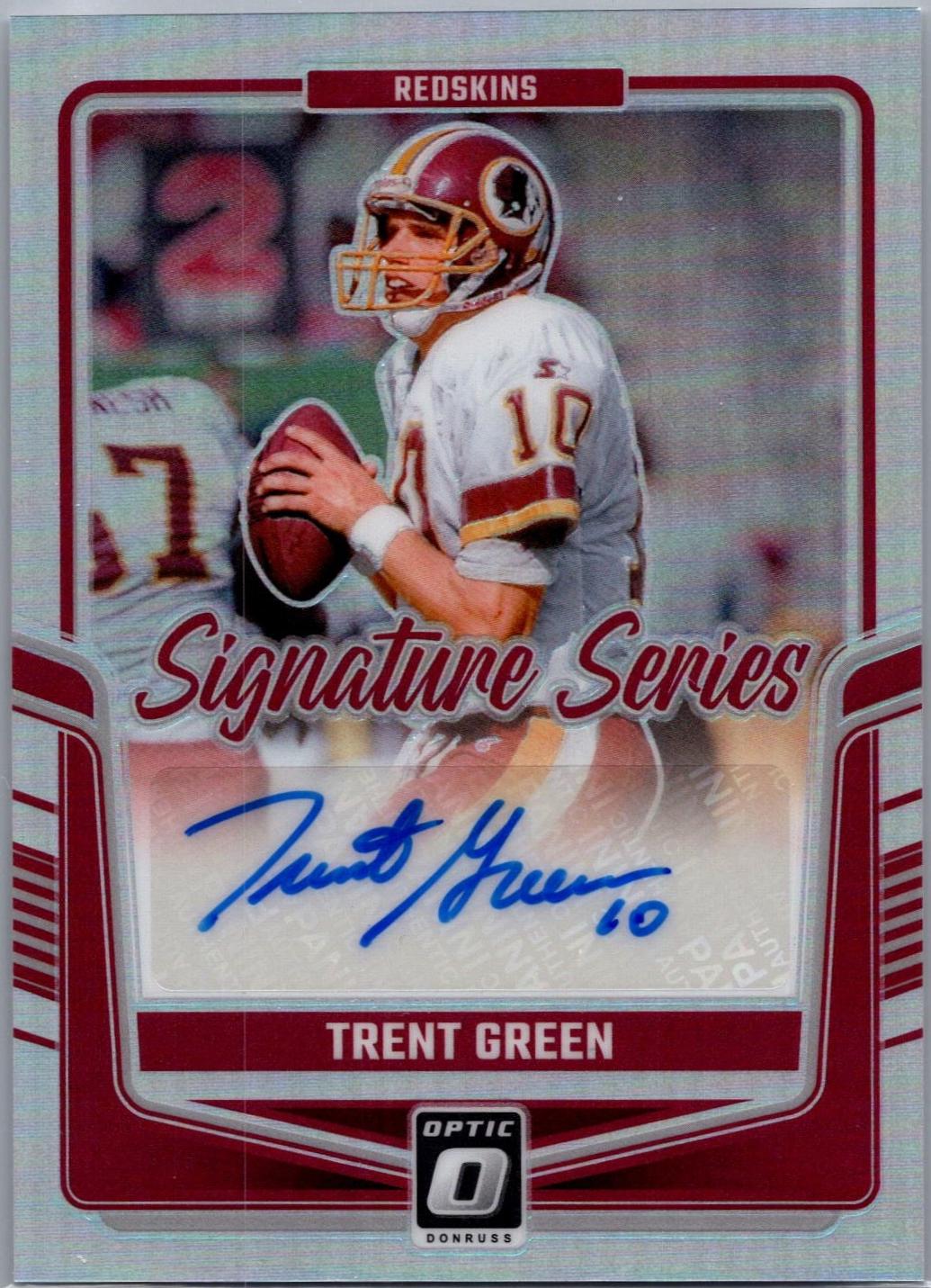 Trent Green #SSH-TGN Football Cards 2024 Panini Donruss Optic Signature Series Holo