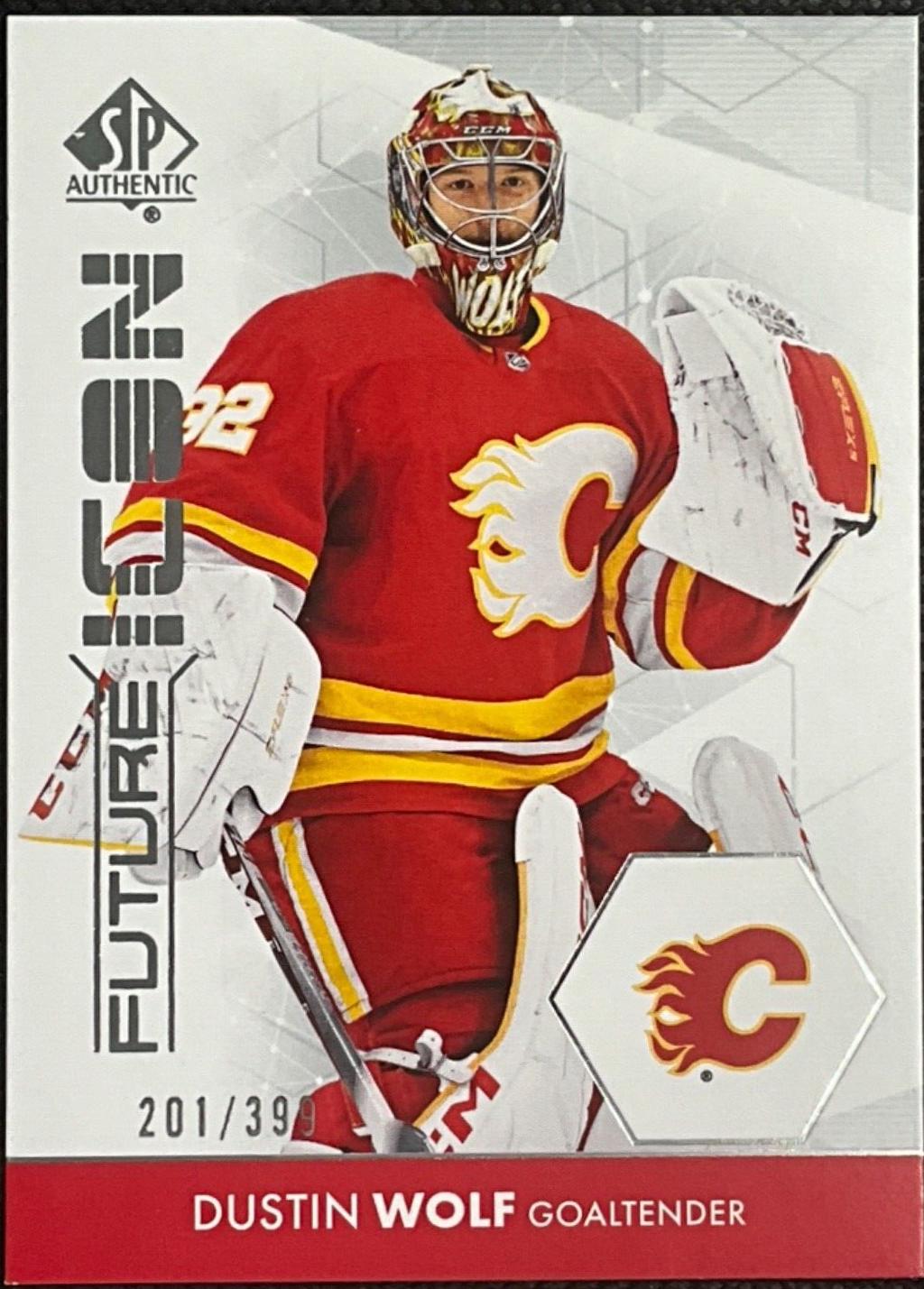 Dustin Wolf #FI-9 Hockey Cards 2023 SP Authentic Future Icon