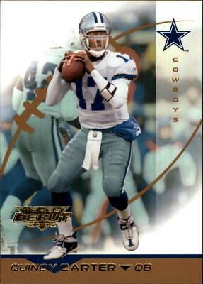 Quincy Carter #17 Football Cards 2002 Topps Debut