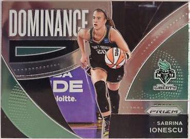 Sabrina Ionescu #7 Basketball Cards 2022 Panini Prizm WNBA Dominance