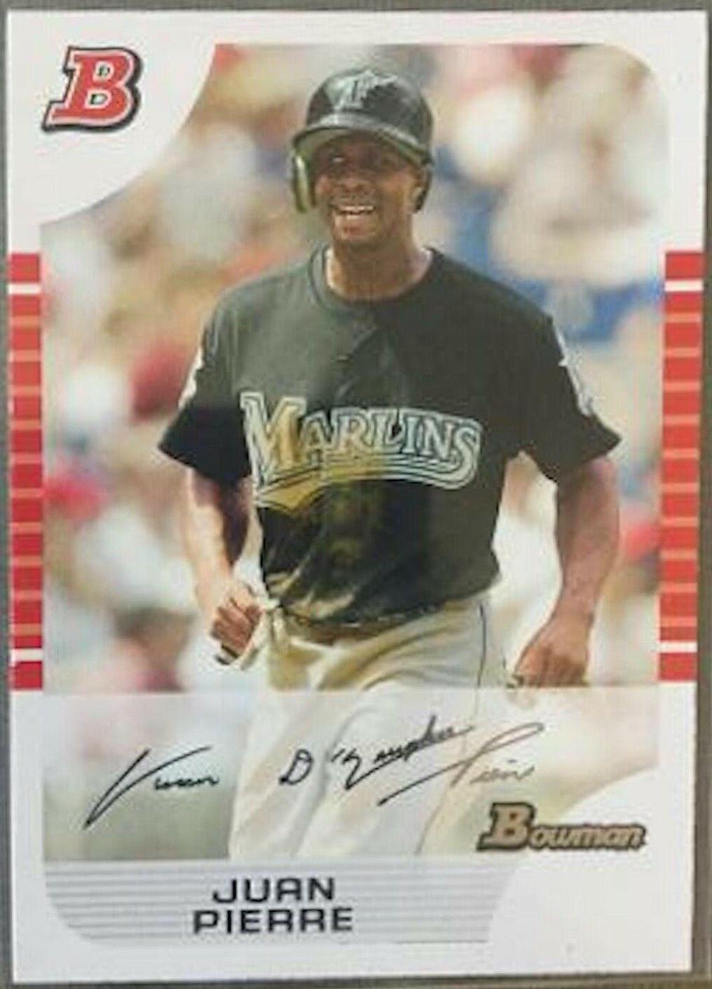 Juan Pierre #11 Baseball Cards 2005 Bowman