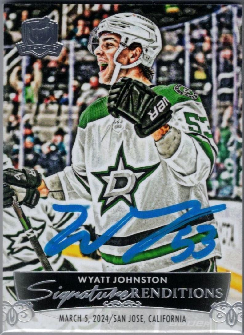 Wyatt Johnston #SR-WJ 2024-25 Upper Deck The Cup Hockey Signature Renditions