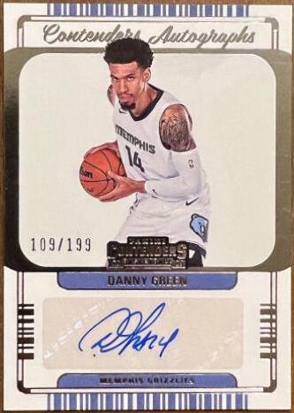 Danny Green #CA-DGR Basketball Cards 2022 Panini Contenders Autographs