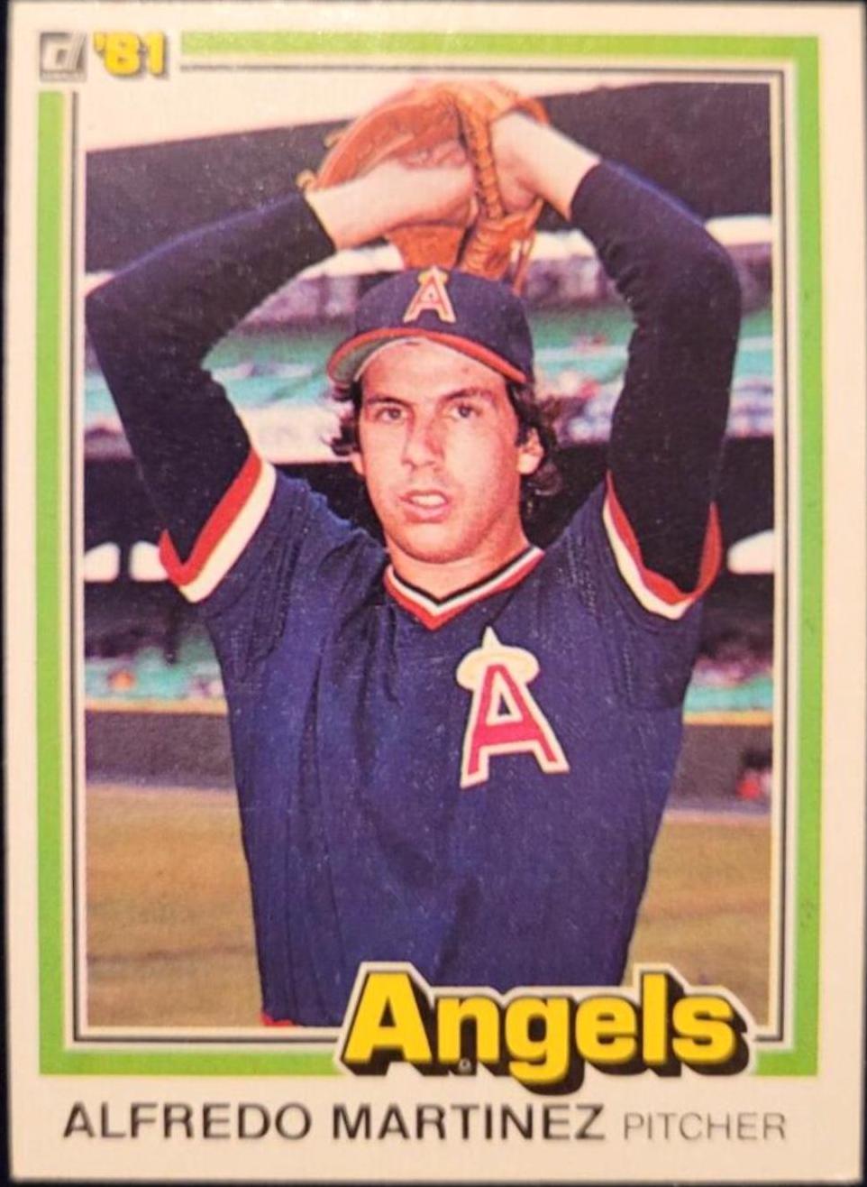 Alfredo Martinez #172 Baseball Cards 1981 Donruss