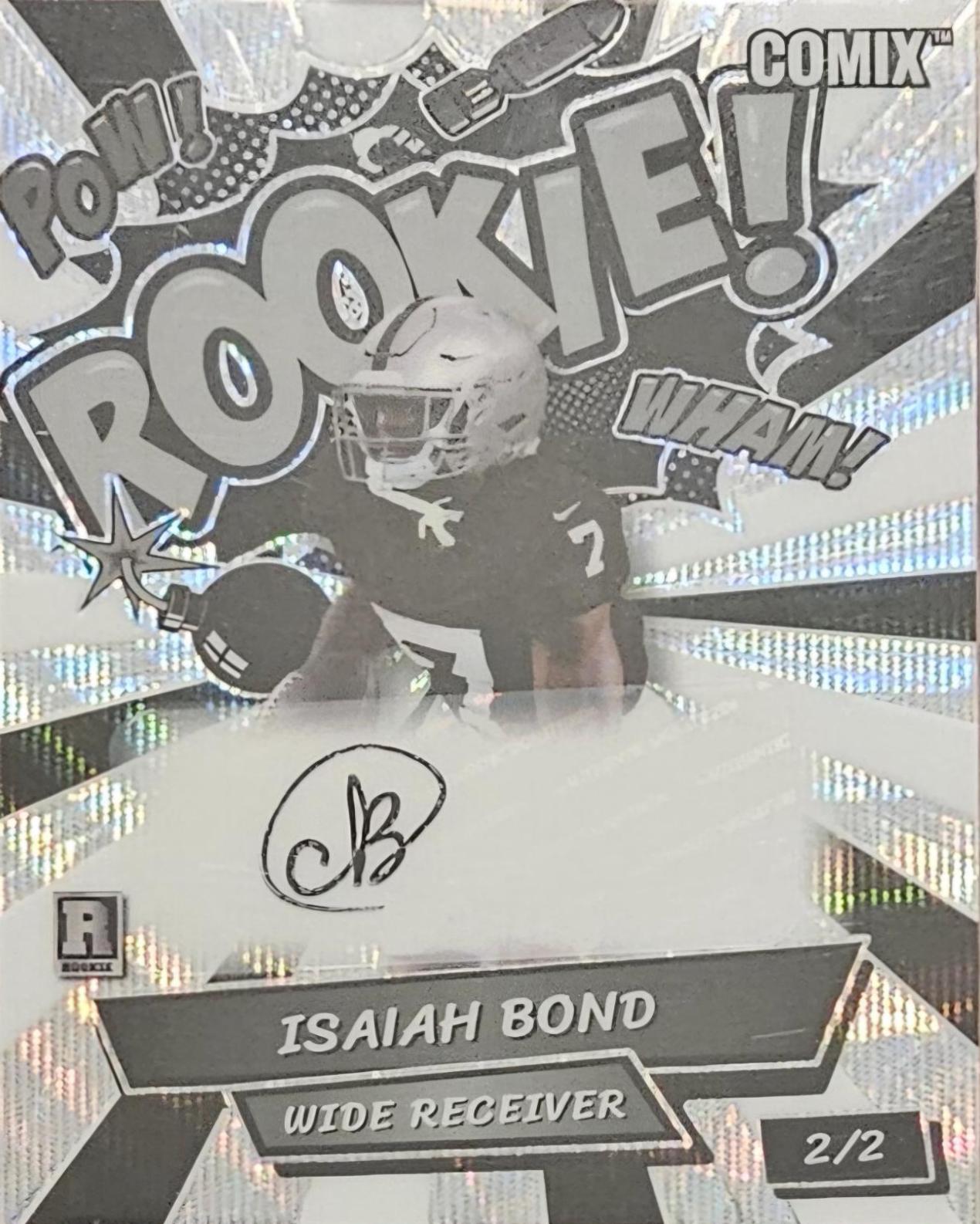 Isaiah Bond #ACRBK-IB-A 2025 Wild Card Alumination Comix Rookies & Legends Football