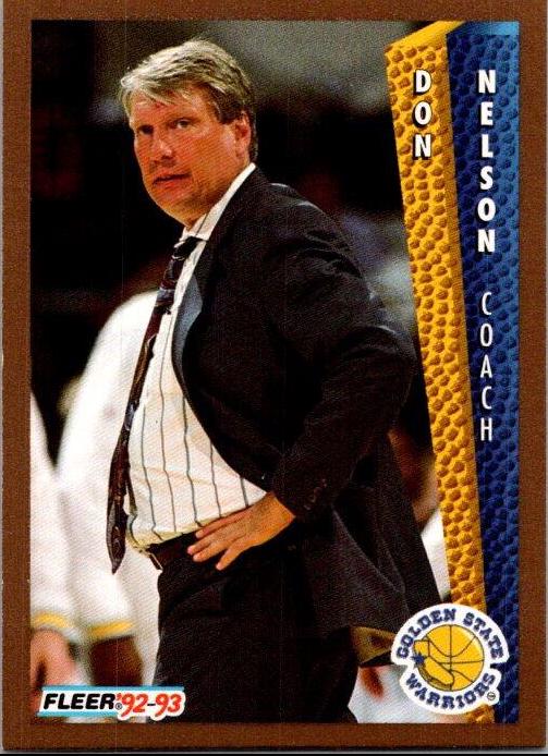 Don Nelson #78 Basketball Cards 1992 Fleer