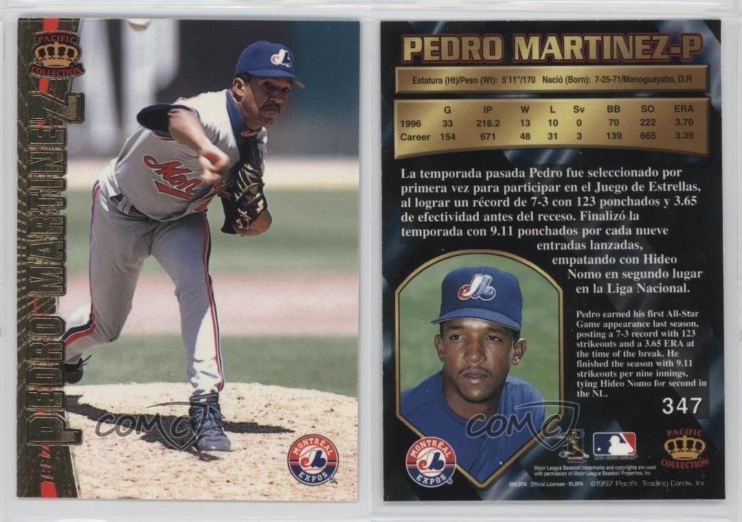 Pedro Martinez #347 1997 Pacific Crown Collection Baseball