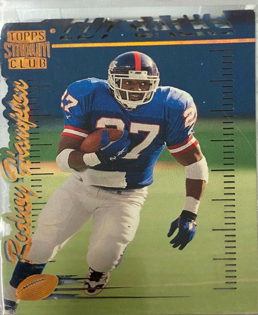 Rodney Hampton #C6 Football Cards 1996 Stadium Club Cut Backs