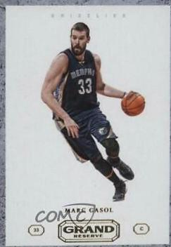 Marc Gasol #18 Basketball Cards 2016 Panini Grand Reserve
