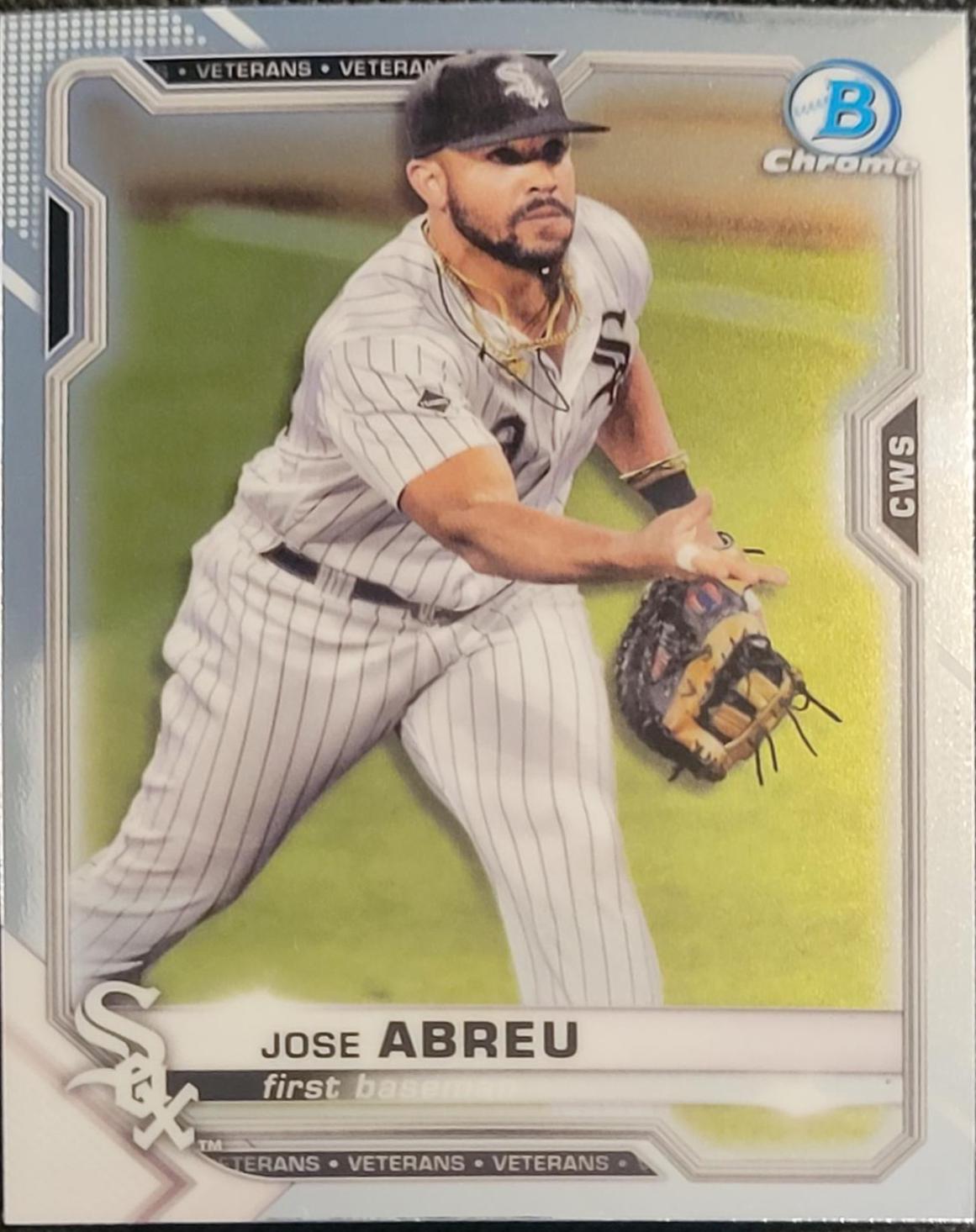 Jose Abreu #4 Baseball Cards 2021 Bowman Chrome
