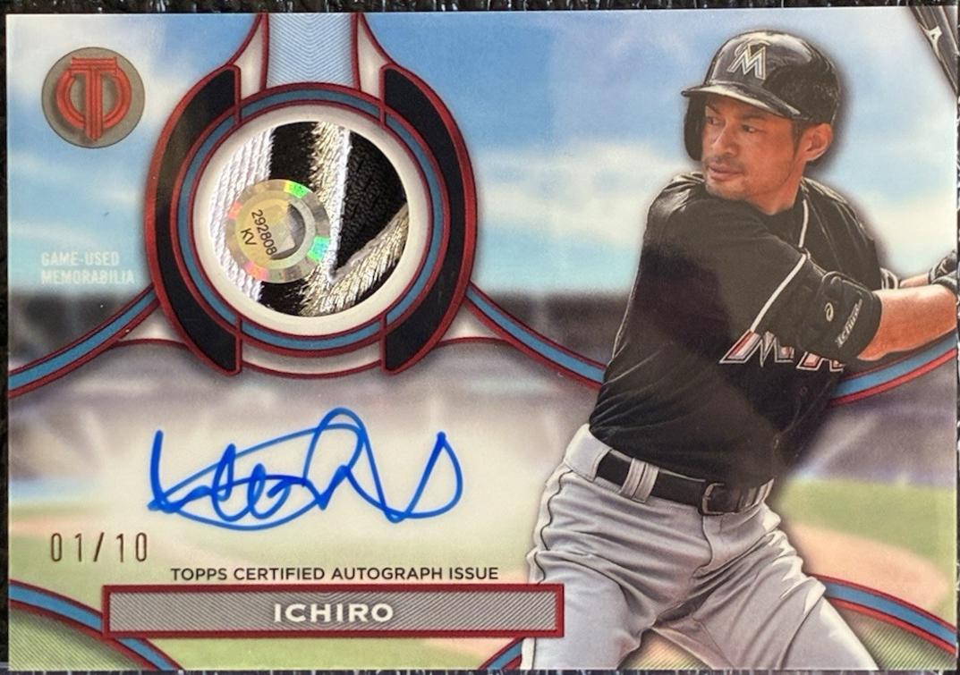 Ichiro #APA-ICH Baseball Cards 2025 Topps Tribute Autograph Patch
