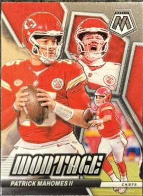Patrick Mahomes II #M-1 Football Cards 2024 Panini Mosaic Montage