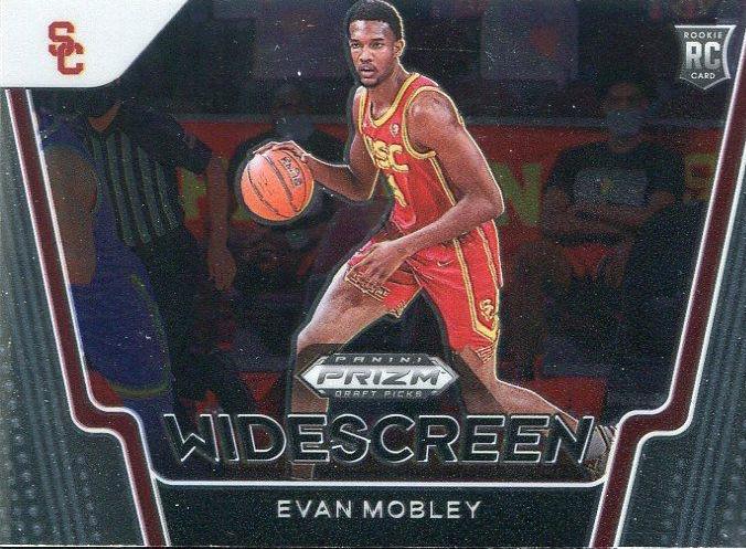 Evan Mobley #2 Basketball Cards 2021 Panini Prizm Draft Picks Widescreen