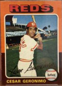 Cesar Geronimo #41 Baseball Cards 1975 O Pee Chee