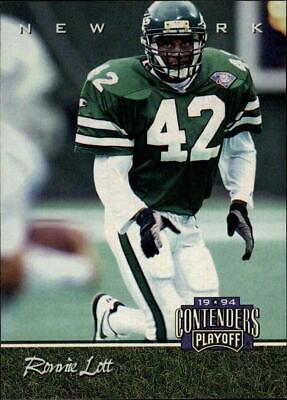 Ronnie Lott #81 1994 Playoff Contenders Football