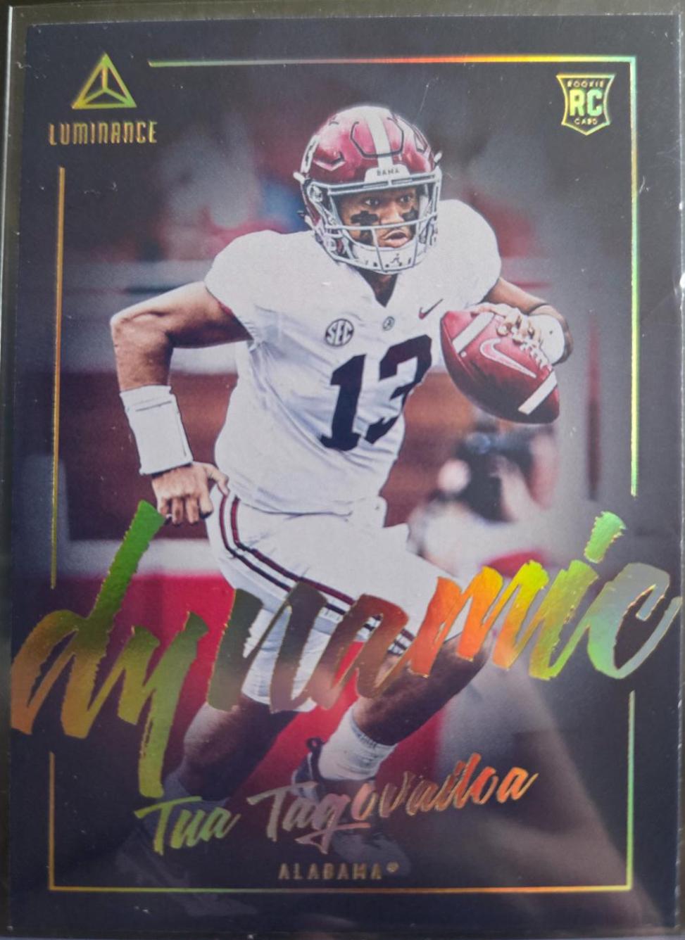 Tua Tagovailoa #DR1 Football Cards 2020 Panini Luminance Dynamic Rookies