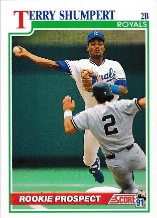 Terry Shumpert #349 Baseball Cards 1991 Score