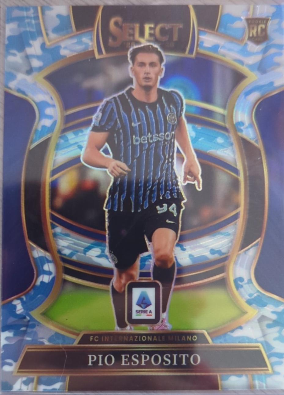 Pio Esposito [Winter Camo] #7 Prices | 2025 Panini Select Serie A 