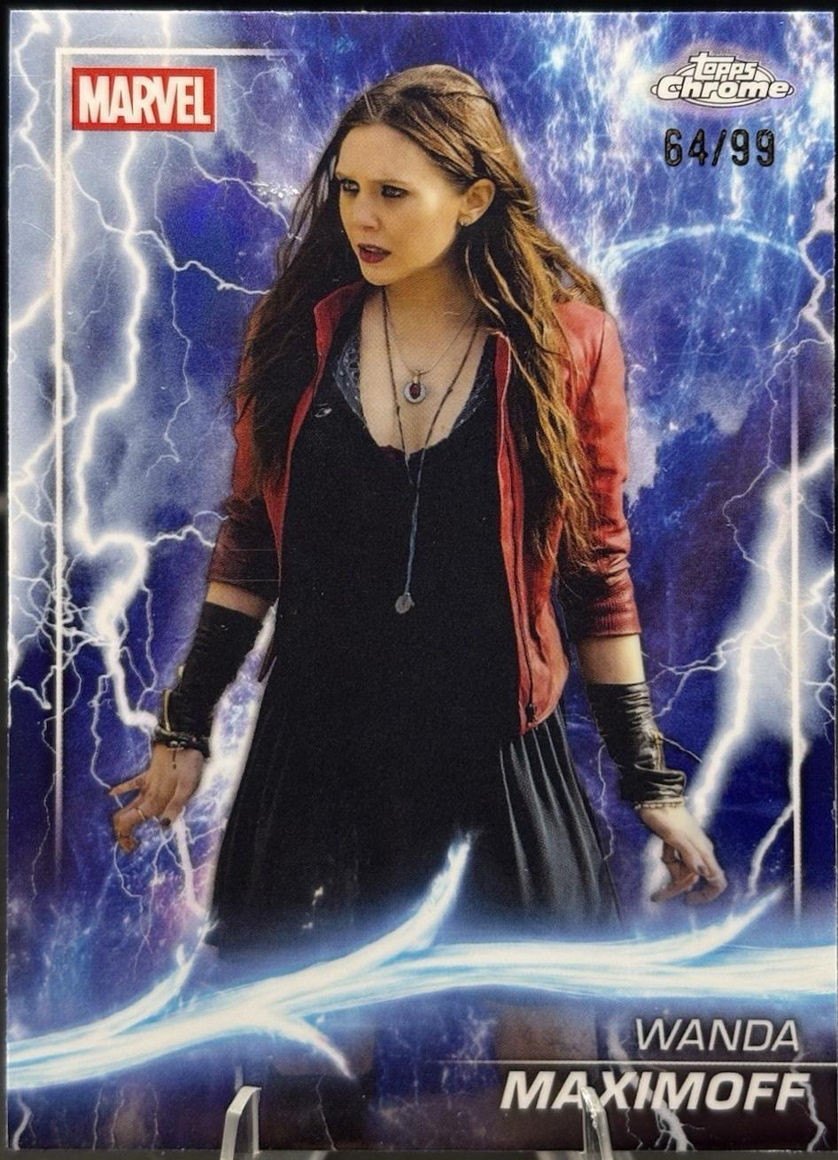Wanda Maximoff [Thor Refractor] #52 Prices | Marvel 2025 Topps Chrome ...