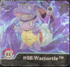 Squirtle / Wartortle / Blastoise #3 from Pokemon Artbox Flipz Series 1 set