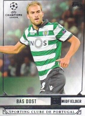 Bas Dost #181 2016 Topps UEFA Champions League Showcase