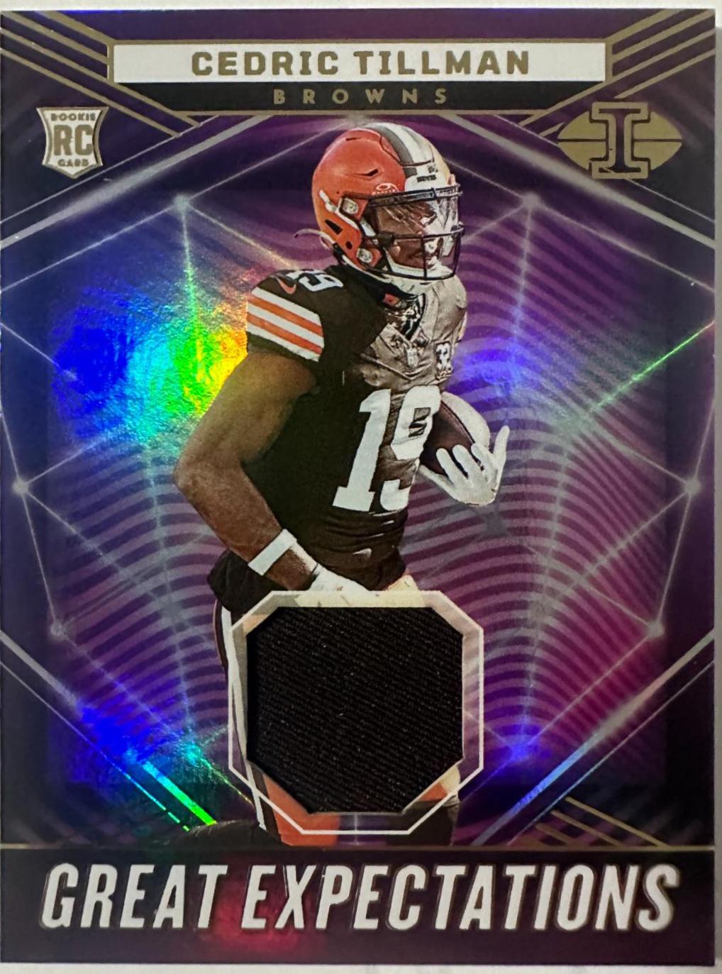 Cedric Tillman #GE-CTI Football Cards 2023 Panini Illusions Great Expectations