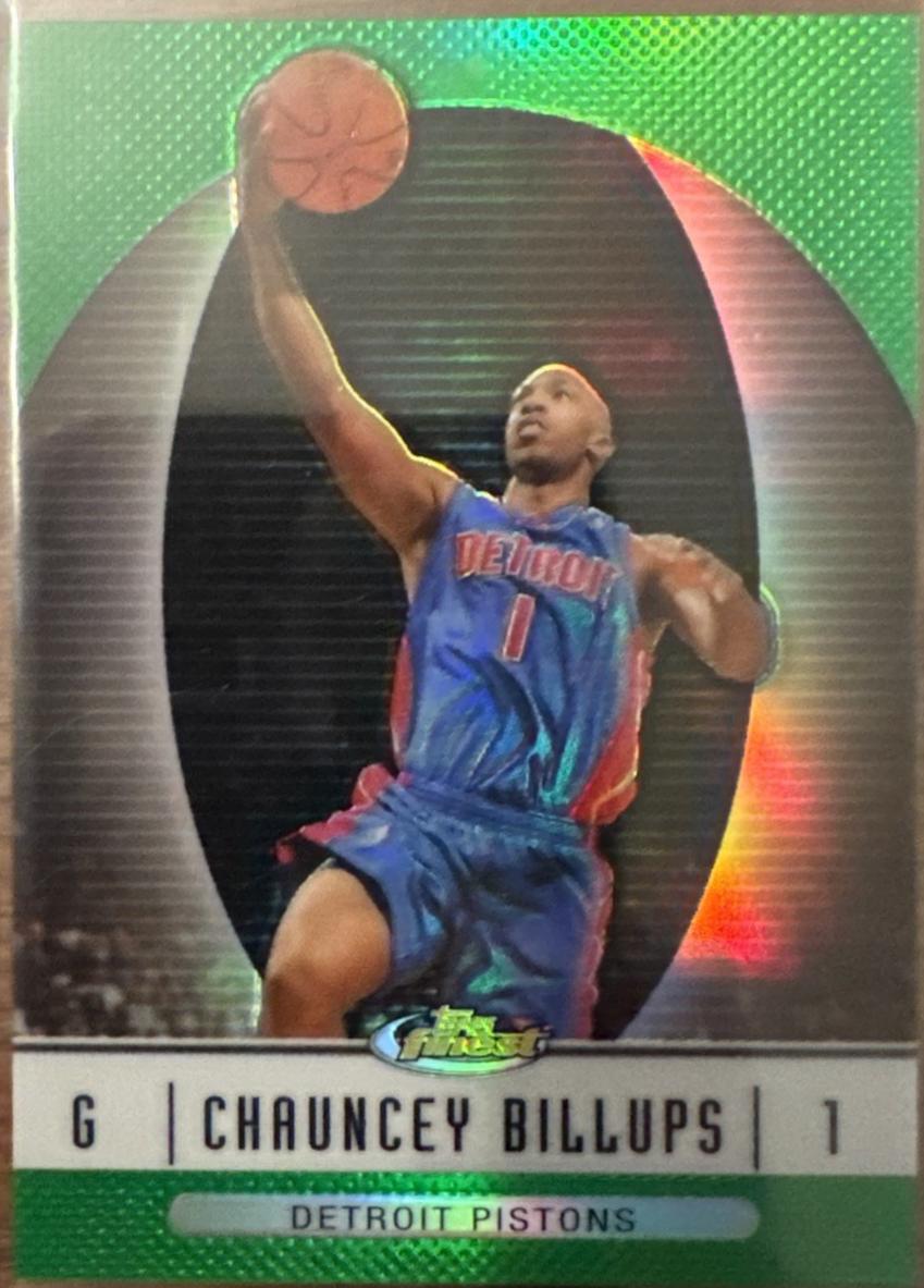 Chauncey Billups [Green Refractor] #13