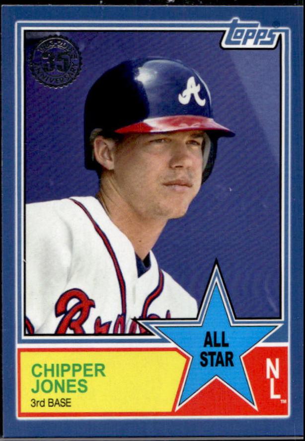 Chipper Jones [Blue] #83AS-52