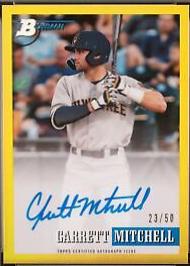 Garrett Mitchell #93PA-GM Baseball Cards 2021 Bowman Heritage Chrome Prospect Autographs