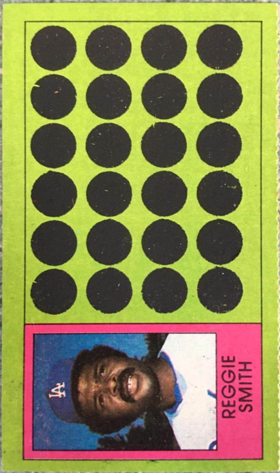 Reggie Smith #57 1981 Topps Scratch Offs Baseball