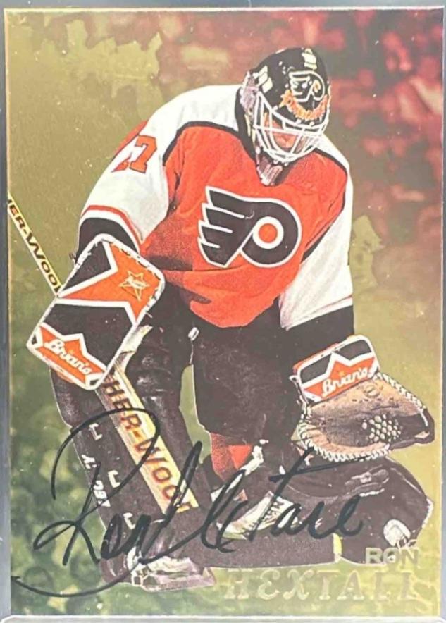 Ron Hextall [Gold Autograph] #99