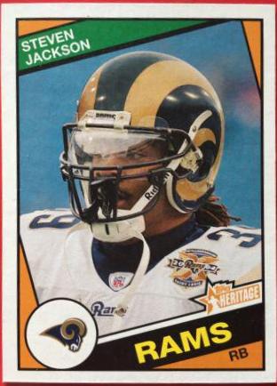 Steven Jackson #310 2005 Topps Heritage Football
