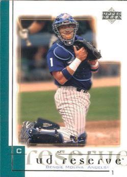 Bengie Molina #3 Baseball Cards 2001 Upper Deck Reserve