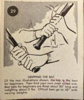 Gripping the Bat