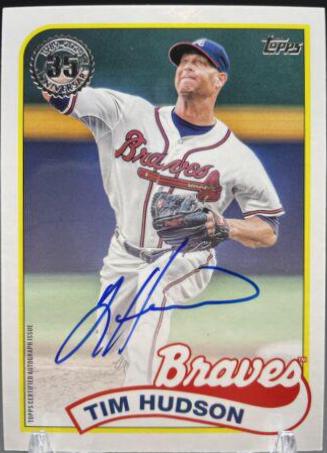 Tim Hudson #89BA2-THU Baseball Cards 2024 Topps 1989 Autograph