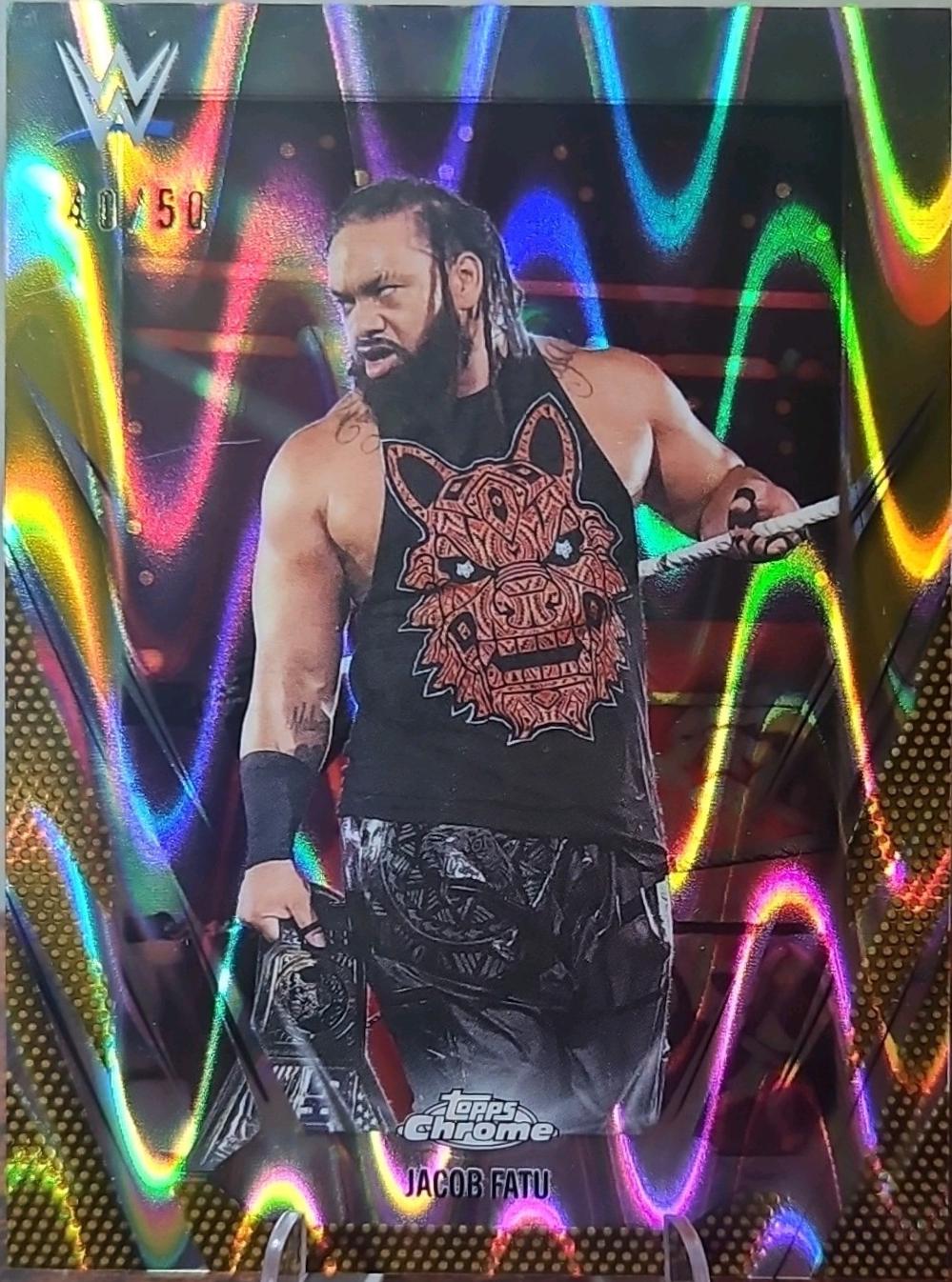 Jacob Fatu [Gold RayWave Refractor] #55