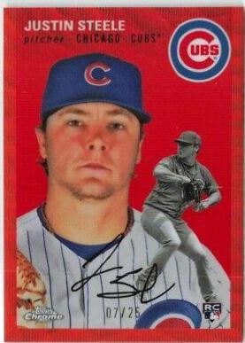 Justin Steele [Orange Wave Refractor] #148