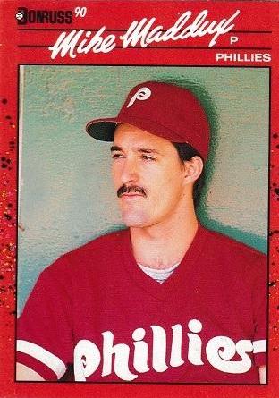 Mike Maddux #312 Baseball Cards 1990 Donruss