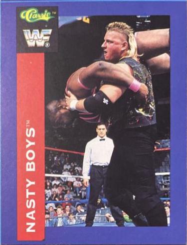 Nasty Boys #23 Wrestling Cards 1991 Classic WWF