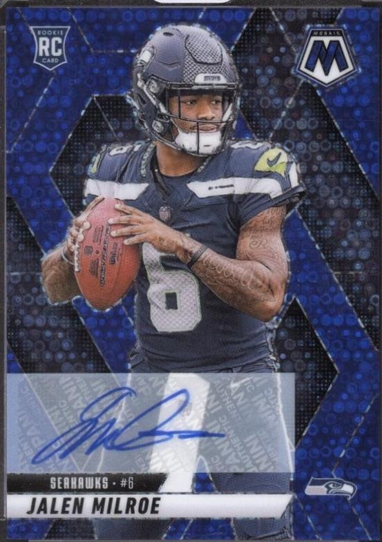 Jalen Milroe #322 2025 Panini Mosaic Rookie Autographs Football