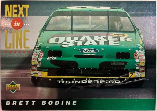 Brett Bodine #122 Racing Cards 1994 Upper Deck NASCAR
