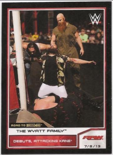 Wyatt Family #20 Wrestling Cards 2014 Topps WWE Road to Wrestlemania