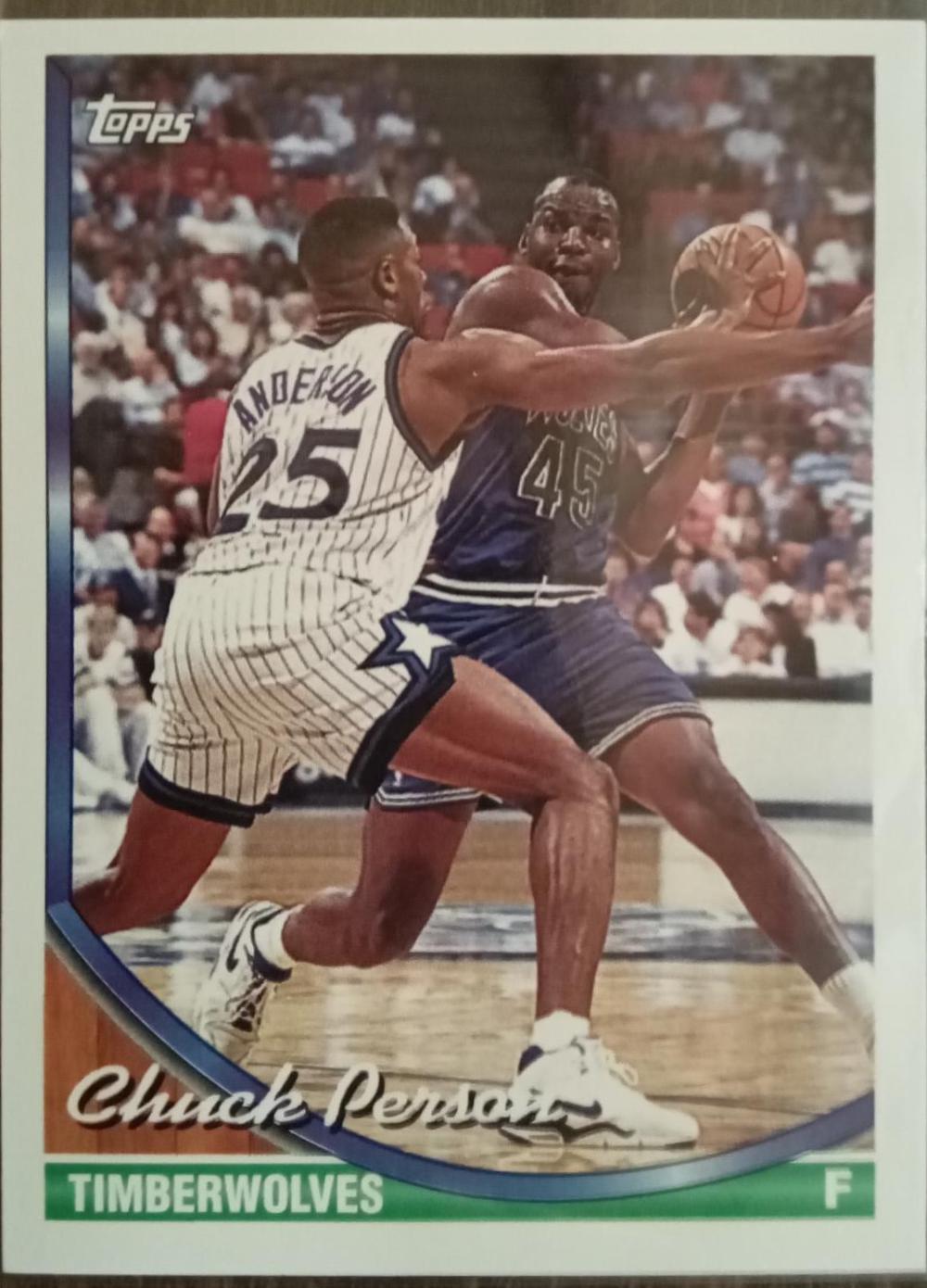 Chuck Person #345 1993-94 Topps Basketball