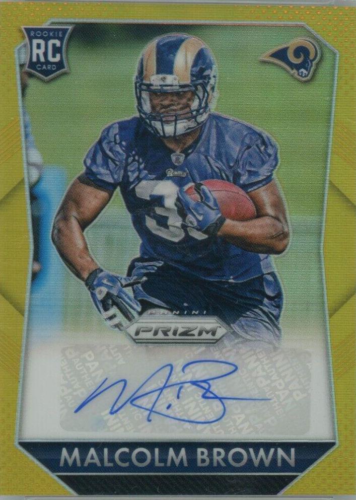 Malcolm Brown [Gold Prizm] #RS-MB
